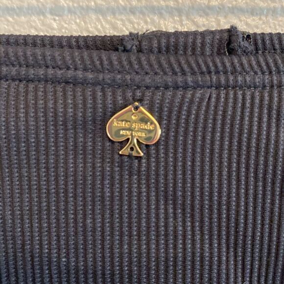 NWT- Kate Spade NY Black Marco Island Bikini Swimsuit Bottoms - Size Small - Picture 8 of 9